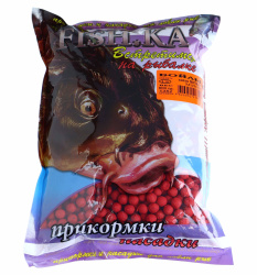 Бойлы мини тонущие Fishka Запах мотыля 8-10 мм 800 гр