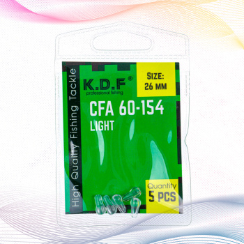 Бусина отбойник KDF 60-154 26 мм цв прозрачный 5 шт/упак