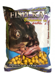 Бойлы пылящие Fishka Мед 18 мм 800 гр