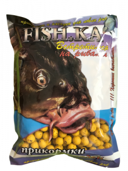 Бойлы пылящие Fishka Мед 18 мм 800 гр