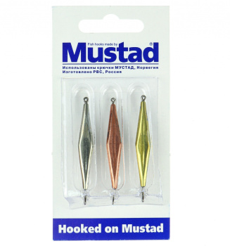 Набор зимних блесен Mustad Хищник PR-54 3 гр 3 шт/упак