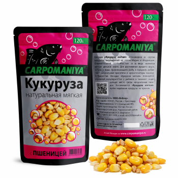 Кукуруза мягкая c пшеницей CM 120 гр