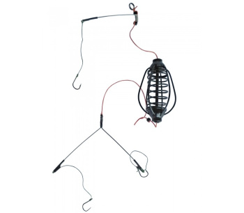 Монтаж рыболовный На рыбалку универсальный крашенная кормушка 3 кр 45 гр