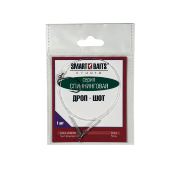 Спиннинговая оснастка Smart Baits Drop Shot крючок №2/0 тест 10 кг