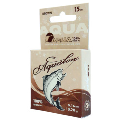 Плетеный шнур Aqua Аквалон/Aqualon коричневый0,16 мм м