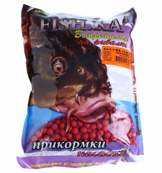 Бойлы мини тонущие Fishka Земляника 8-10 мм 800 гр