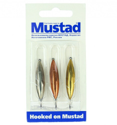 Набор зимних блесен Mustad Лодочка 5,2 гр 3 шт/упак