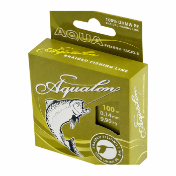 Плетеный шнур Aqua Аквалон олива 0,25 мм 100 м