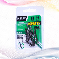 Крючки двойники KDF Дабл/Double 2X №2