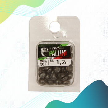 Набор грузил Паллини / Pallini 1,2 гр 30 гр