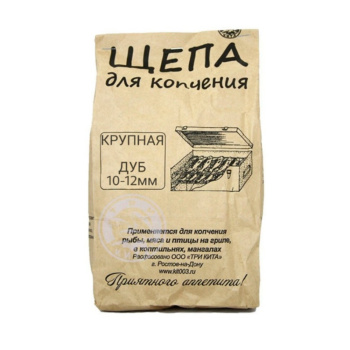 Щепа для копчения ТК дуб 400 гр