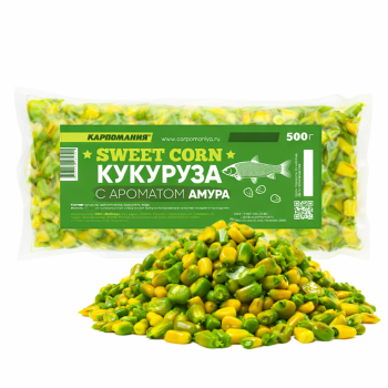 Кукуруза распаренная CM для ловли Амура 500 гр