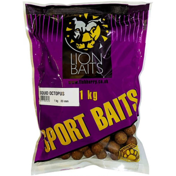 Бойлы тонущие спортивные Lion Baits Октопус 20 мм 1 кг