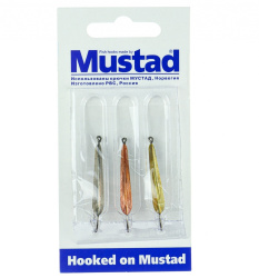 Набор зимних блесен Mustad Хищник PR-58 2 гр 3 шт/упак