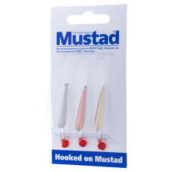 Набор зимних блесен Mustad Камышевка+шар 2,3 гр 3 шт/упак