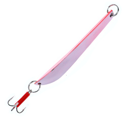 Пилькер трехгранный загнутый фосфорный AK 400 гр цв красный