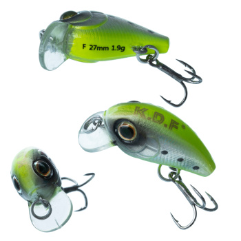 Воблер KDF Детроут/Detrout 1,9 гр 27 мм цв 12