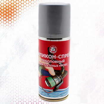 Силикон-спрей рыболовный для плетеных нитей