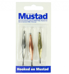 Набор зимних блесен Mustad Уралка 3,3 гр 3 шт/упак