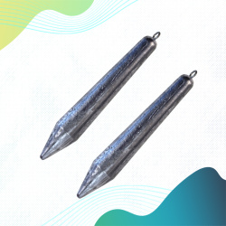 Груз Торпеда длинная крепление кольцо 60 гр 2 шт/упак