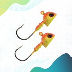 Джиг головка KDF Кетрон Джиг Бейт/Ketron Jig Bait 14 гр цв 8 2 шт/упак