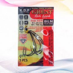 Крючки офсетные KDF Грейт Фиш/Great Fish 197-№2/0