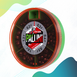 Набор грузил Паллини / Pallini 80 г