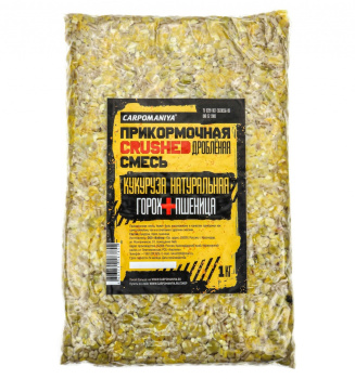 Смесь распаренная дробленая CM Кукуруза-Горох-Пшеница 1 кг