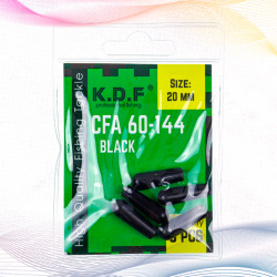 Цилиндр KDF 60-144 20 мм цв черный 5 шт/упак