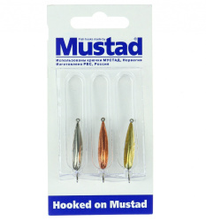 Набор зимних блесен Mustad Хищник PR-51 2,2 гр 3 шт/упак
