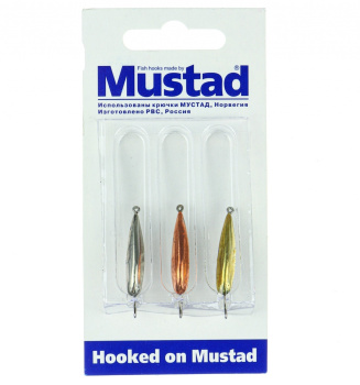 Набор зимних блесен Mustad Хищник PR-51 2,2 гр 3 шт/упак