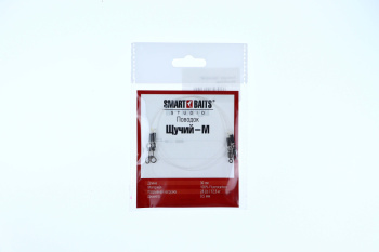 Поводки флюорокарбоновые Smart Baits Щучий-М 30 см 12,6 кг 2 шт/упак