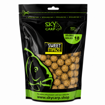 Бойлы пылящие ТК Sky Carp Рыба и сладкая кукуруза / Fish Sweet maize 18 мм 500 г