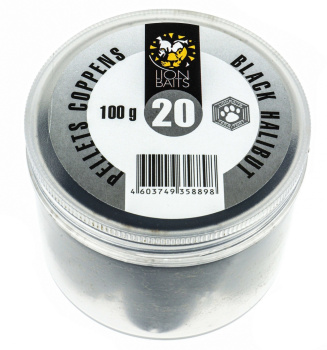 Пеллетс Lion Baits Черный палтус 20 мм 100 гр
