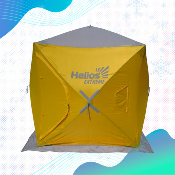 Палатка зимняя Helios Куб Экстрим/Extreme 1,5×1,5 м