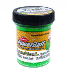 Форелевая паста Berkley Натурал Сцент Глиттер Траут Бейт / Natural Scent Glitter Trout Bait Эппл Джек / Apple Jack, Яблоко цвет зеленый с блеском SAP-1525275