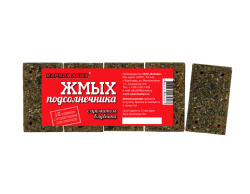 Макуха подсолнечника прессованная CM Клубника 450 гр