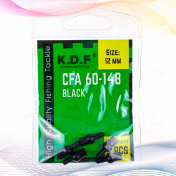 Бусина отбойник KDF 60-148 12 мм цв черный 5 шт/упак