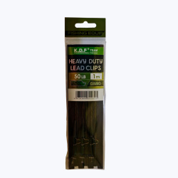 Лидкор безопасная клипса KDF Хивй дутй лид клипс еко/Heavy duty lead clips eco цв зеленый 3 шт/упак