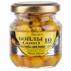 Бойлы в дипе Fishka Мед 8-10  мм 110 мл