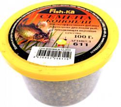 Семена конопли жареные в банке Fishka 100 гр