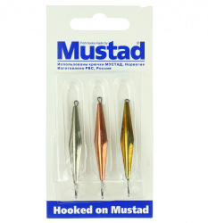 Набор зимних блесен Mustad Охта 3 гр 3 шт/упак