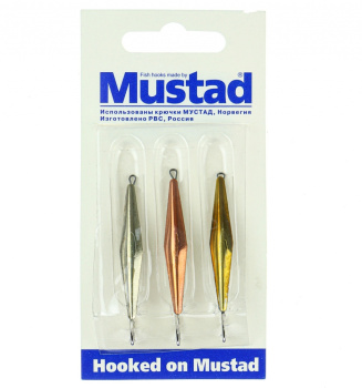 Набор зимних блесен Mustad Охта 3 гр 3 шт/упак