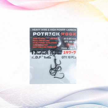 Крючки тефлоновые KDF Потрик/Potrick 197-7 №7