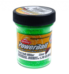 Форелевая паста Berkley Натурал Сцент Глиттер Траут Бейт / Natural Scent Glitter Trout Bait Печень Весенний зелёный / Liver Spring Green цвет весенний зеленый с блеском SAP-1239486