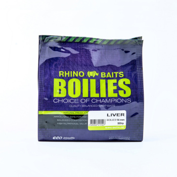 Бойлы тонущие Rhino Baits Печень / Liver 14 мм 500 г