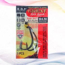 Крючки офсетные KDF Грейт Фиш/Great Fish 197-1 №4/0