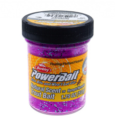 Форелевая паста Berkley Экстра Сцент Глиттер / Extra Scent Glitter Траут Бейт Нимфа / Trout Bait Nymph цвет фиолетовый с блеском SAP-1152859
