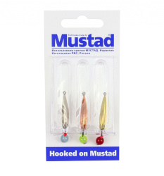 Набор зимних блесен Mustad Хищник PR-51+шар 2,2 гр 3 шт/упак