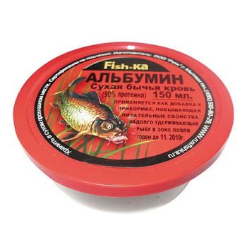 Альбумин сухая кровь Fishka 150 мл